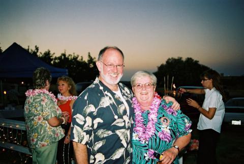 40th Reunion.38..Aug 2003..Roger Davenport, Candy Ellis Labertew