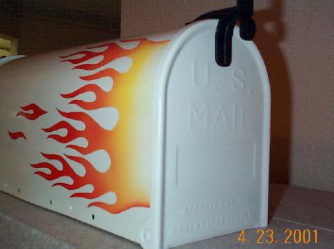 Mailbox that I "Flamed"