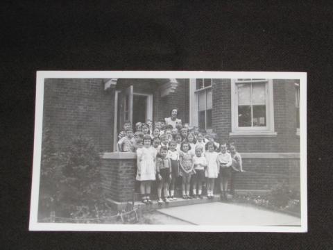 Kindergarten Class - 1945 - Miss Baum