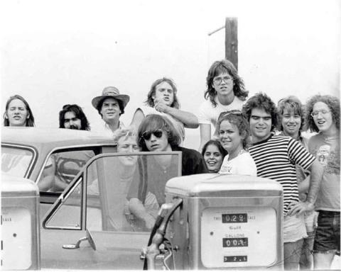 1974 class mates go tubing in Missisippi