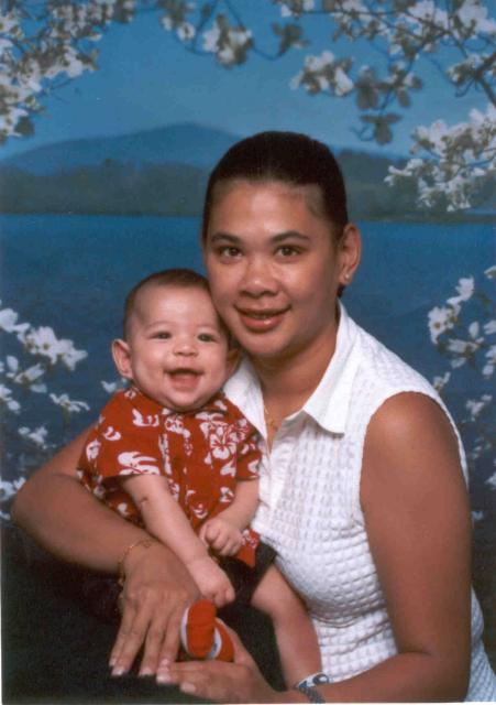 Aj & Mommy 9/2003