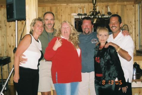 Cathy, Dave, Stef, Carl, NJ, Scott