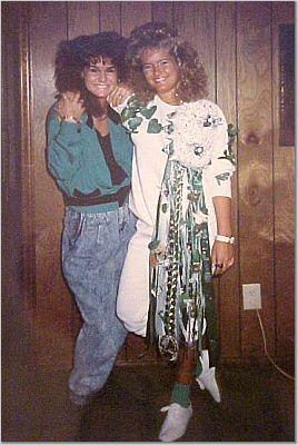 Cindy and Julie - Homecoming Day 1989