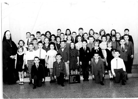 St. Mary's 1963 2nd grade class