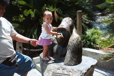 LA Zoo w/monkey