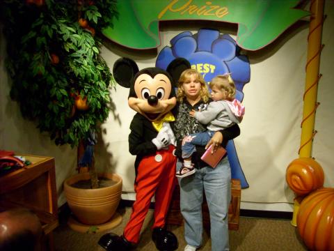 With Mickey