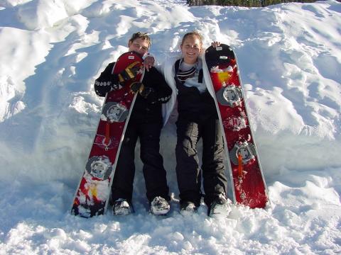 snowboard pair