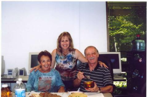 Mindy and parents