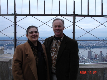 At the top of the Empire State Building.