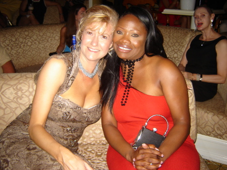 with friend lisa on cruise 2007