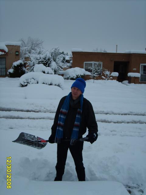 Harley Shoveling Snow Dec 30 2006 013