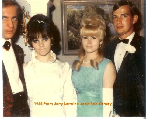 1968 Prom Jerry Lorraine Jean Bob Tierney