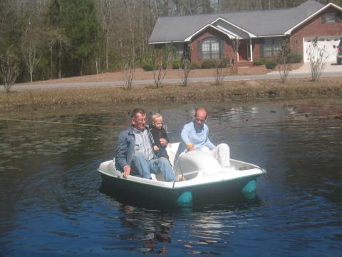 Husband Al, Grandson Finley &Son  Buddy