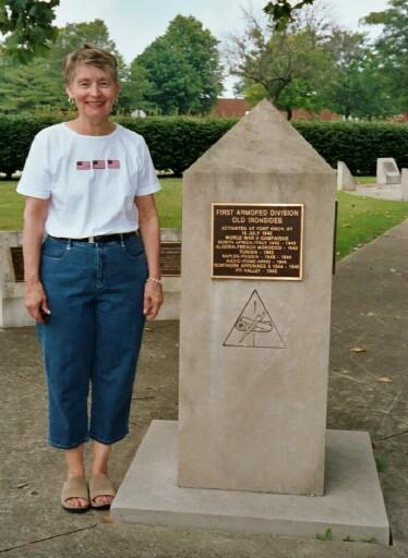 Mom at Patton Museum