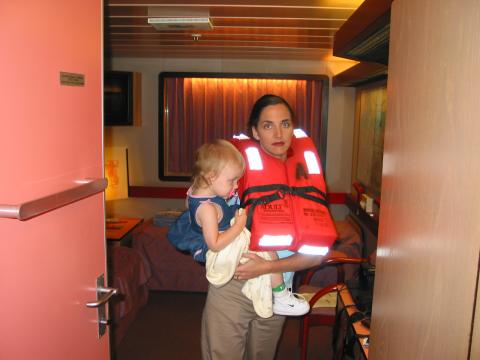 First Cruise, Evacuation Drill Aug 2003