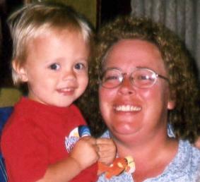 Sandra Carter Gallus & grandson Scott