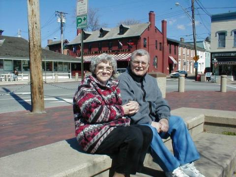 Mom and Dad in Annapolis 2001