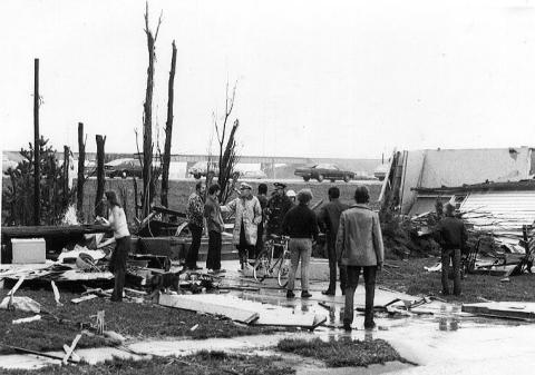 Bobo at omaha tornado-May 1975