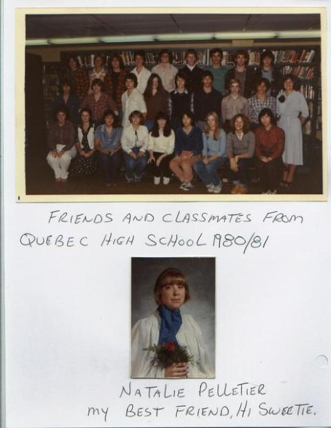 QHS Class, 80/81 And A Special Friend
