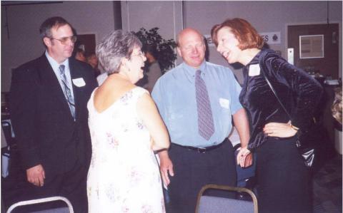 Bob Loescher, Bob Becker and Chris (Scheels) Gehlsen