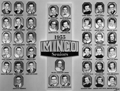 Minco Senior Class of '55