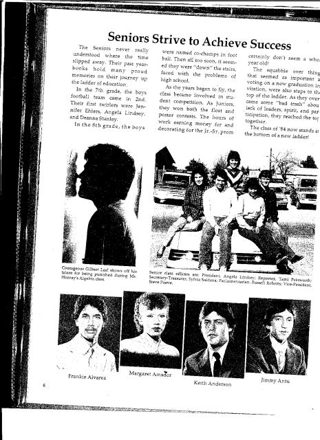 Tahoka High School Class of 1984 Reunion - CLASS OF 1984