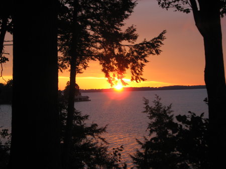 Sunset - Thousand Islands - Sept. 2011