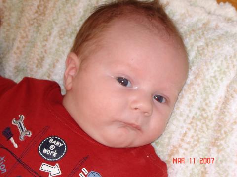 My grandson Brody