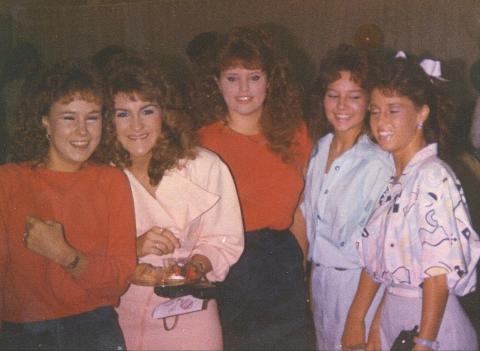 Shannon  Scott, Kami Seaton, Kim Jordan, & friends '87