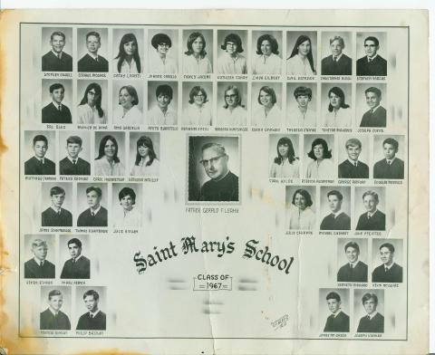 St. Mary's School Class 1967 (8th)