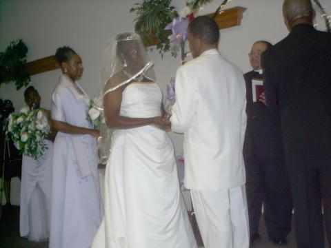 SHARON OLIVER BIG WEDDING DAY 2005