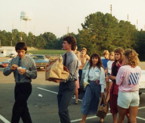 Cary High School Class of 1987 Reunion - Ice Cream Social, Sept. 1986