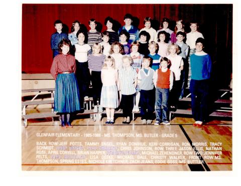 Fifth grade 1985