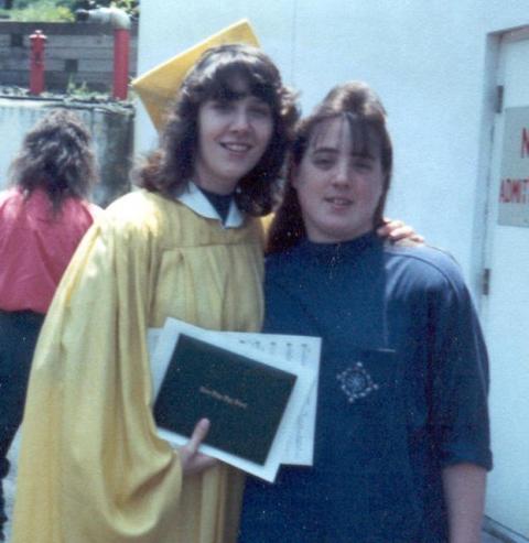 Janet's graduation 1992