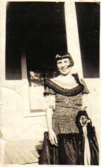 Mary Wadsworth in Wetumka, Oklahoma 1922 or 1923