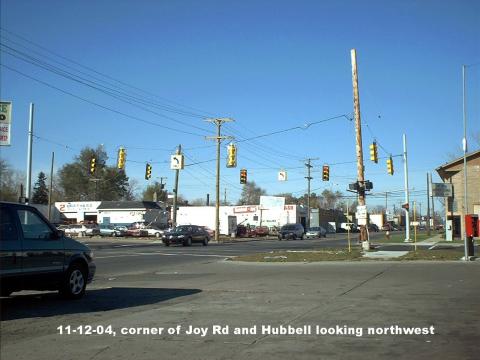 Joy Rd and Hubbell