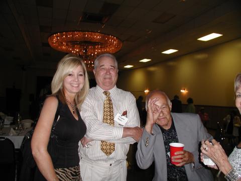 Grayson, his daughter, Kathy, and Vern -55th