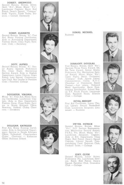 June 1962 Graduating Class Pictures