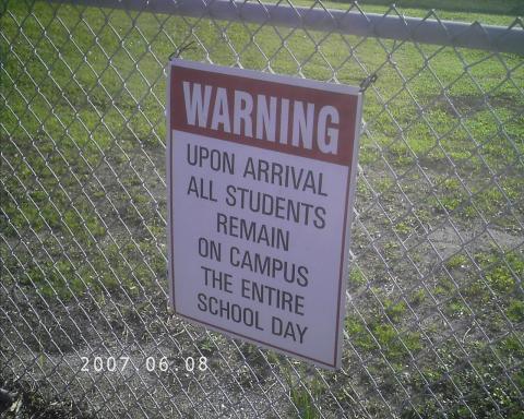 Student's Warning