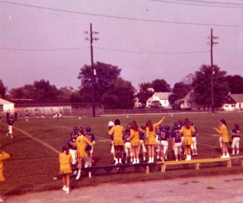 CRHSJVfootball and cheersquad1971