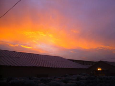 Sunset @ Bagram AF