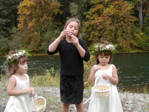 Heather with cousins