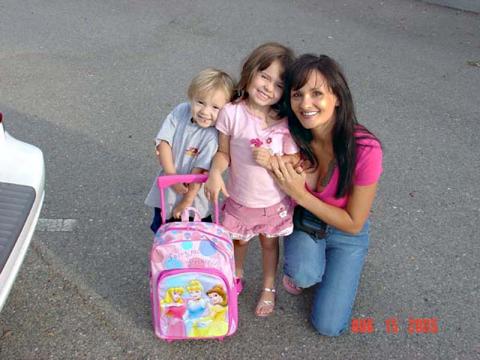 Mary's 1st day of school