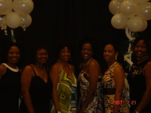 25th Class Reunion Eangee, Angela, Shelia, Devoyne, Domita & Cheryl