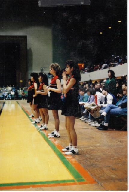 W.S. Cheerleaders at State '88