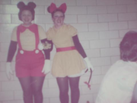 Me & Silvia Perez-Mickey & Minnie..