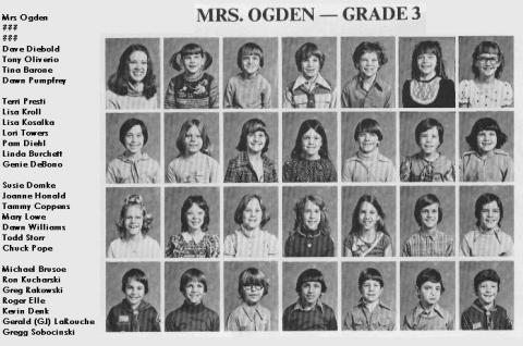 Class of 80 Grade 3b