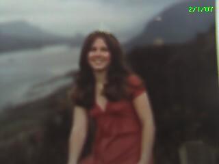 Julie in 1977, at Crown Point