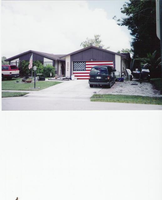 I saw my old house in Boca..What "flag"?