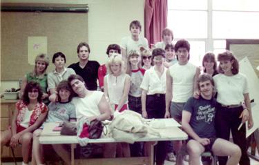 Commercial Art Class 1984